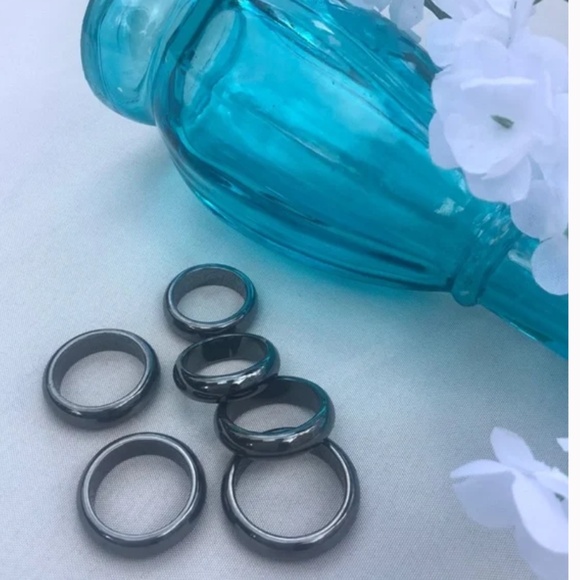 Solid Hematite Rings - Picture 4 of 5